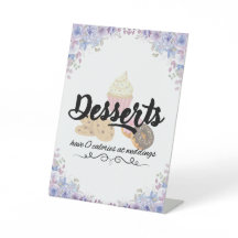 Wedding Desserts Sign