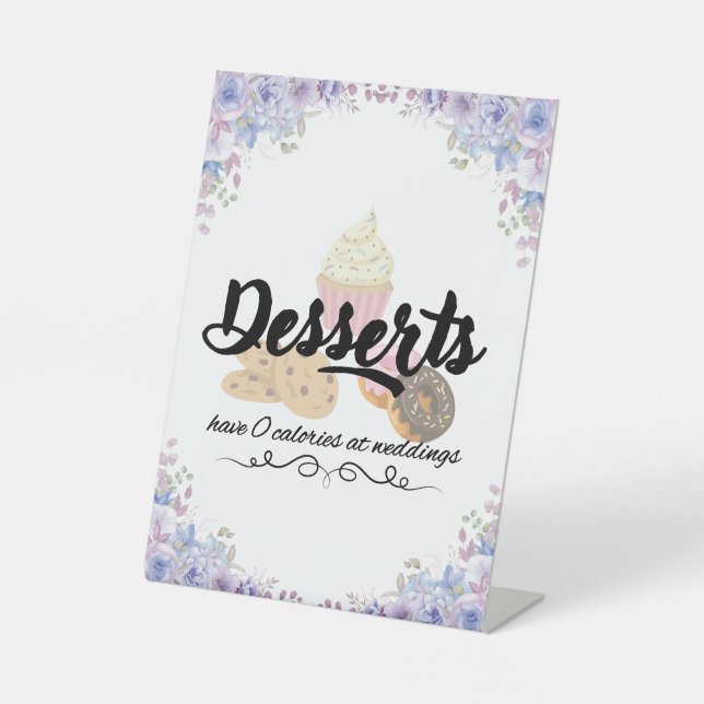 Wedding Desserts Sign (Front)