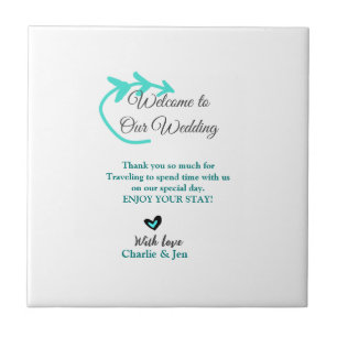 Wedding Destination celebration welcome travel Tile