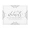 Wedding Details Card / Info Card | Nadine (Grey)