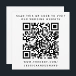 Wedding Details Qr Code Simple Black Minimal Chic Programme<br><div class="desc">Designed for couples who appreciate the simplicity of modern aesthetics. The use of a QR code allows your guests to access detailed information about your wedding at their convenience,  while the black and minimal design adds a touch of class.</div>