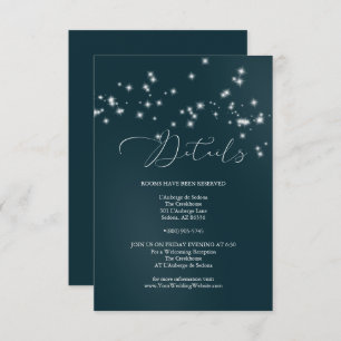 WEDDING DETAILS   Sage Green Olive Foliage Invitation