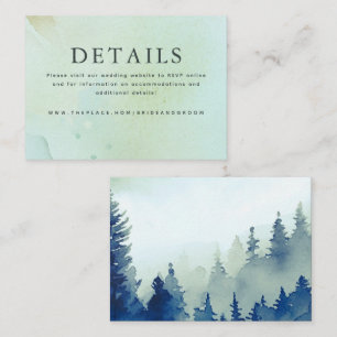 Wedding Details Small Enclosure Card