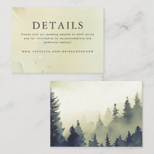 Wedding Details Small Enclosure Card