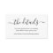 Wedding Details Website Enclosure Card - Simple