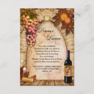 Wedding Directions and Accommodations Insert Card