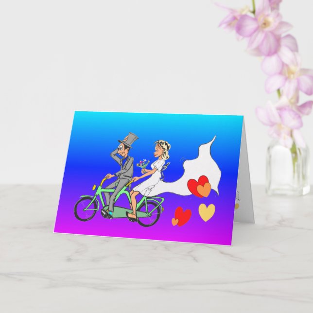 Wedding DIY Greeting Card (Orchid)