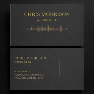Wedding DJ Business Card