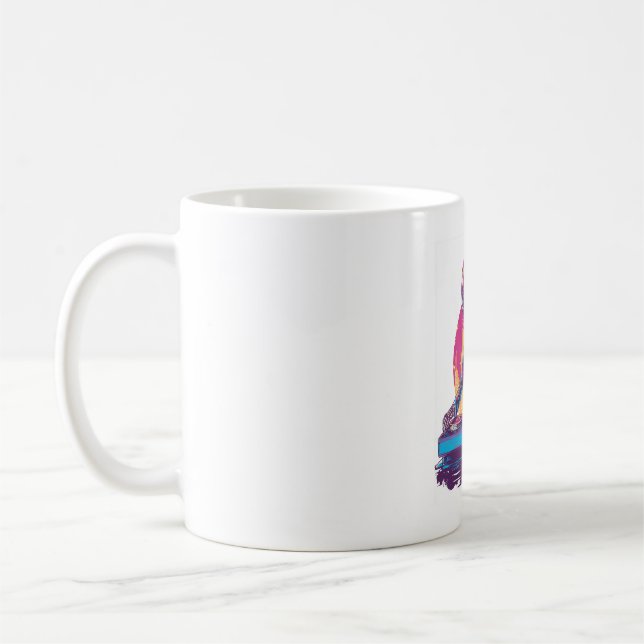 Wedding DJ Skull � Funny Formal Party Skeleton Coffee Mug (Left)