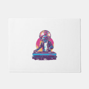 Wedding DJ Skull � Funny Formal Party Skeleton Doormat