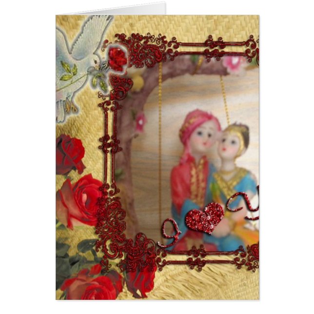 Wedding Doll Portrait Graphic Art Print (Front)