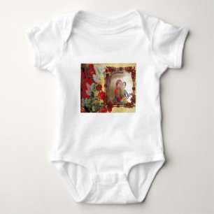 Wedding Doll Portrait Graphic Art Print Baby Bodysuit