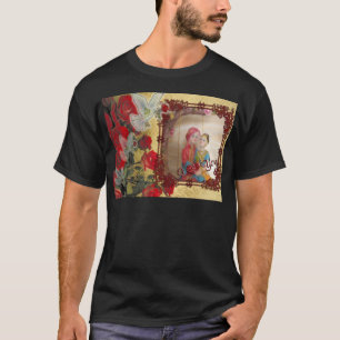 Wedding Doll Portrait Graphic Art Print T-Shirt