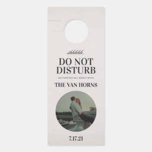Wedding Door Hanger Do Not Disturb