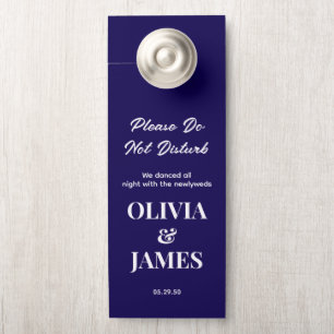 Wedding Door Hanger Do Not Disturb Sign