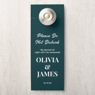 Wedding Door Hanger Do Not Disturb Sign