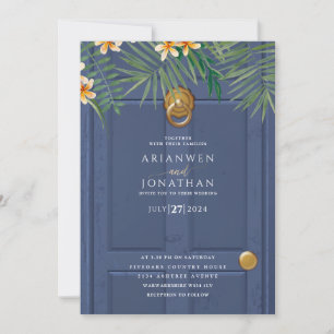 Wedding door invitation