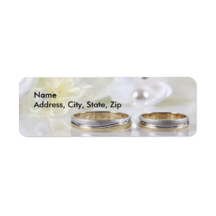Wedding Double rings return address