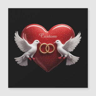 Wedding Doves Heart Romantic Anniversary Gift