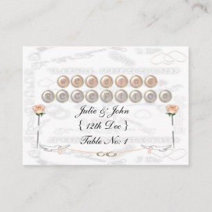 Wedding Doves Place Card