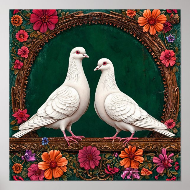 Wedding Doves Poster (Front)