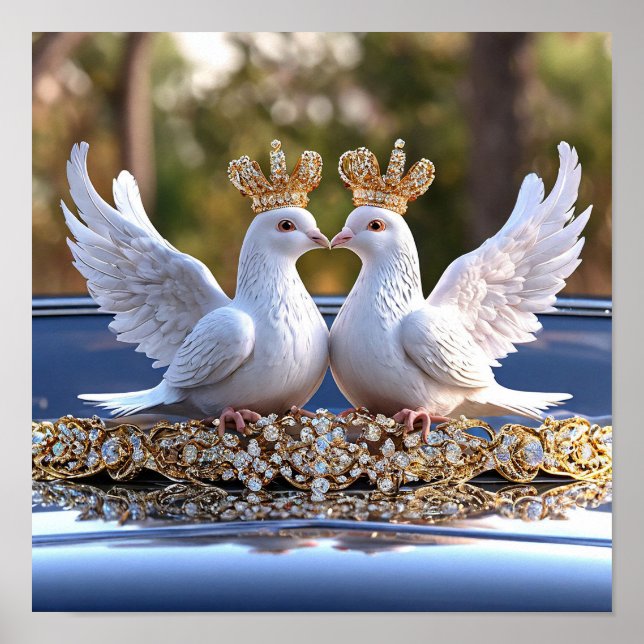 Wedding Doves Poster (Front)