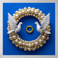 Wedding doves Romance Elegant Peace Art 💍🕊️✨