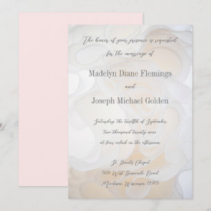Wedding dress background - Wedding invitation