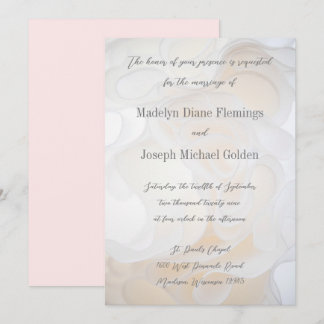 Wedding dress background - Wedding invitation