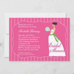 Wedding Dress Bridal Shower Invitation