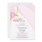 Wedding Dress Bridal Shower Tea Invitation (pink)
