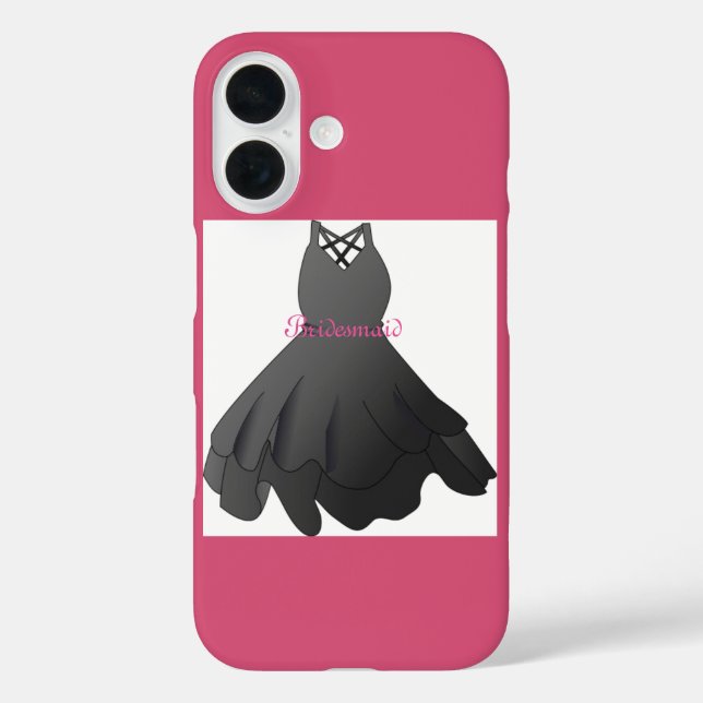 Wedding Dress Bridesmaid Case-Mate iPhone Case (Back)
