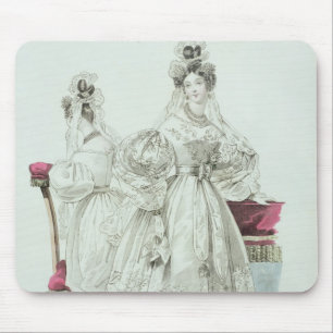 Wedding dress, 'Le Follet Courrier Salons Mouse Mat