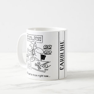 Wedding Dress Maker is "On the Train" Coffee Mug