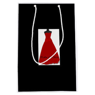 Wedding Dress Mother of the Bride Black Gift Bag