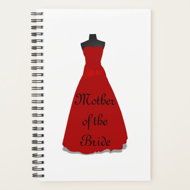Wedding Dress Mother of the Bride Planner (Front)