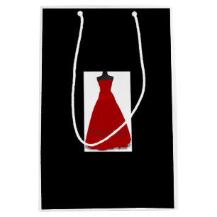 Wedding Dress Mother of the Groom Black Gift Bag