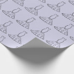 Wedding Dress Seamless Wrapping Paper for Brides<br><div class="desc">"Wedding Dress Seamless Wrapping Paper for Brides" showcases a seamless pattern of beautiful bridal gowns,  making it the ideal choice for wrapping engagement,  bridal shower,  or wedding day gifts.</div>