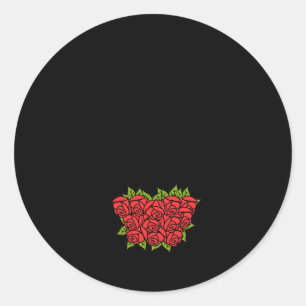 Wedding Dress Shirt Classic Round Sticker