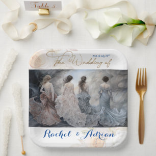 Wedding Dress Style Paper Plate