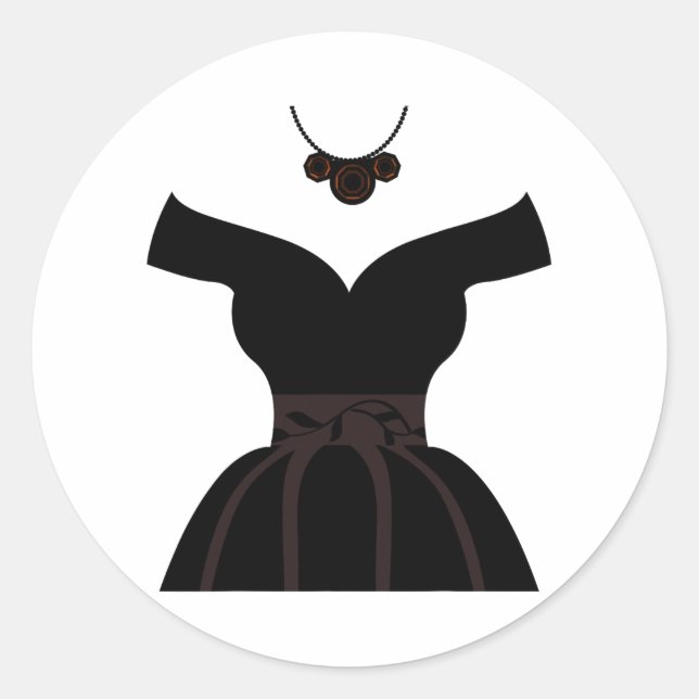 Wedding Dresses Bridal Showers Cute Graphic Funny  Classic Round Sticker (Front)