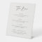 Wedding Drink Menu Bar Reception C100