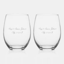 Wedding drink ware