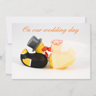 Wedding ducks