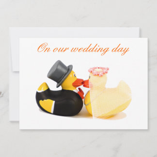 Wedding ducks