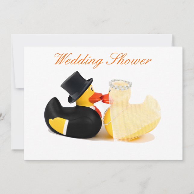 Wedding ducks 2 - Wedding Shower Invitation (Front)