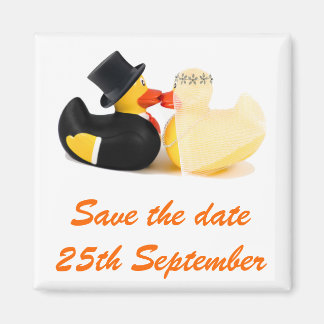 Wedding ducks 3  ... Magnet