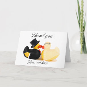 Wedding ducks 3  ... Thank you card