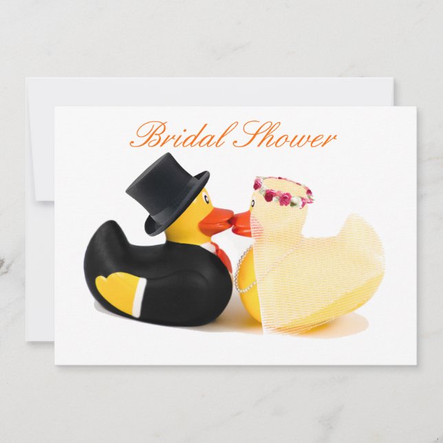 Wedding ducks 4 - Bridal Shower Invitation (Front)