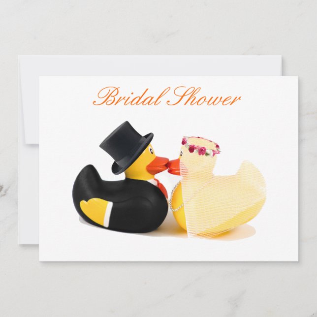 Wedding ducks 4 - Bridal Shower Invitation (Front)
